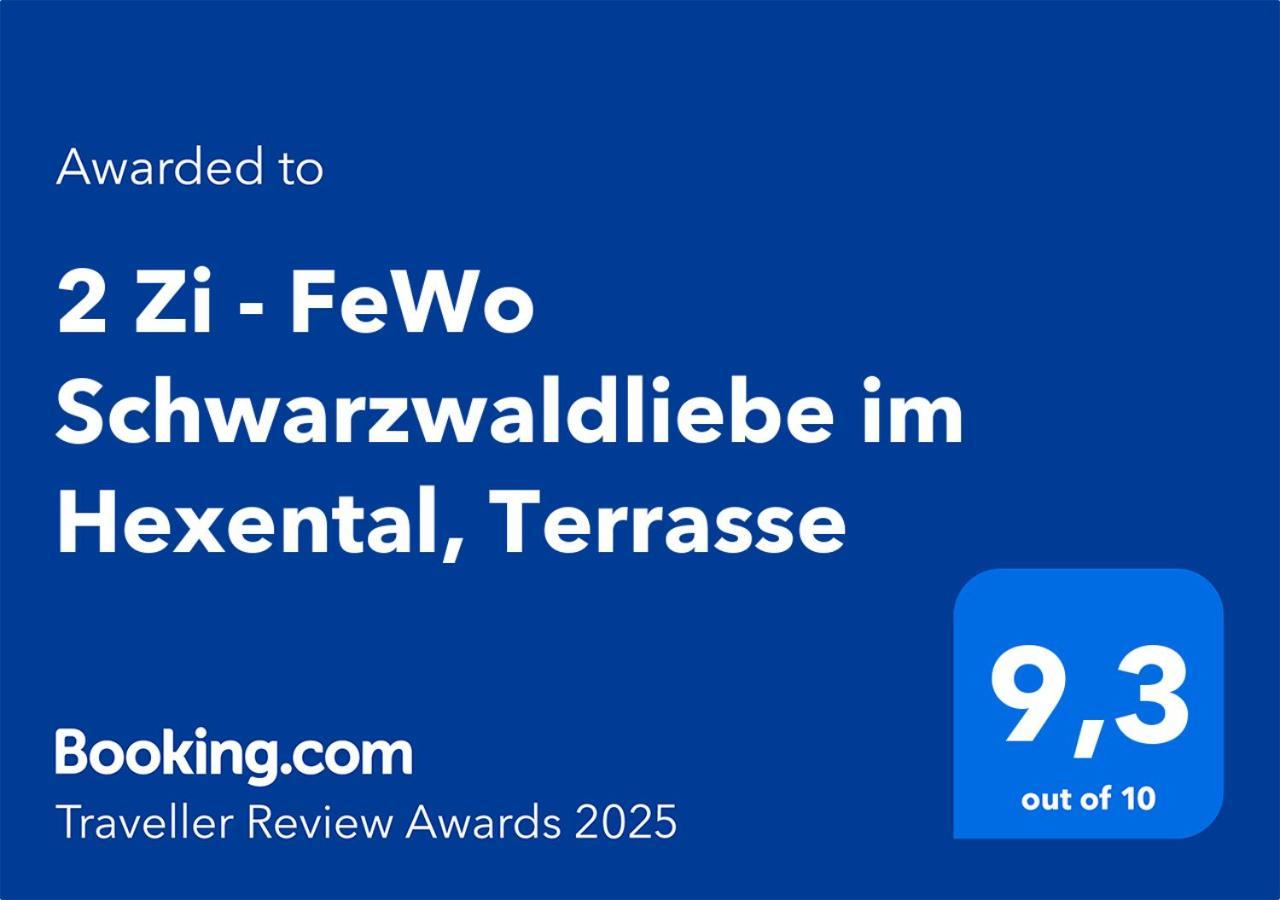 בולשווייל 2 Zi - Fewo Schwarzwaldliebe Im Hexental, Terrasse מראה חיצוני תמונה